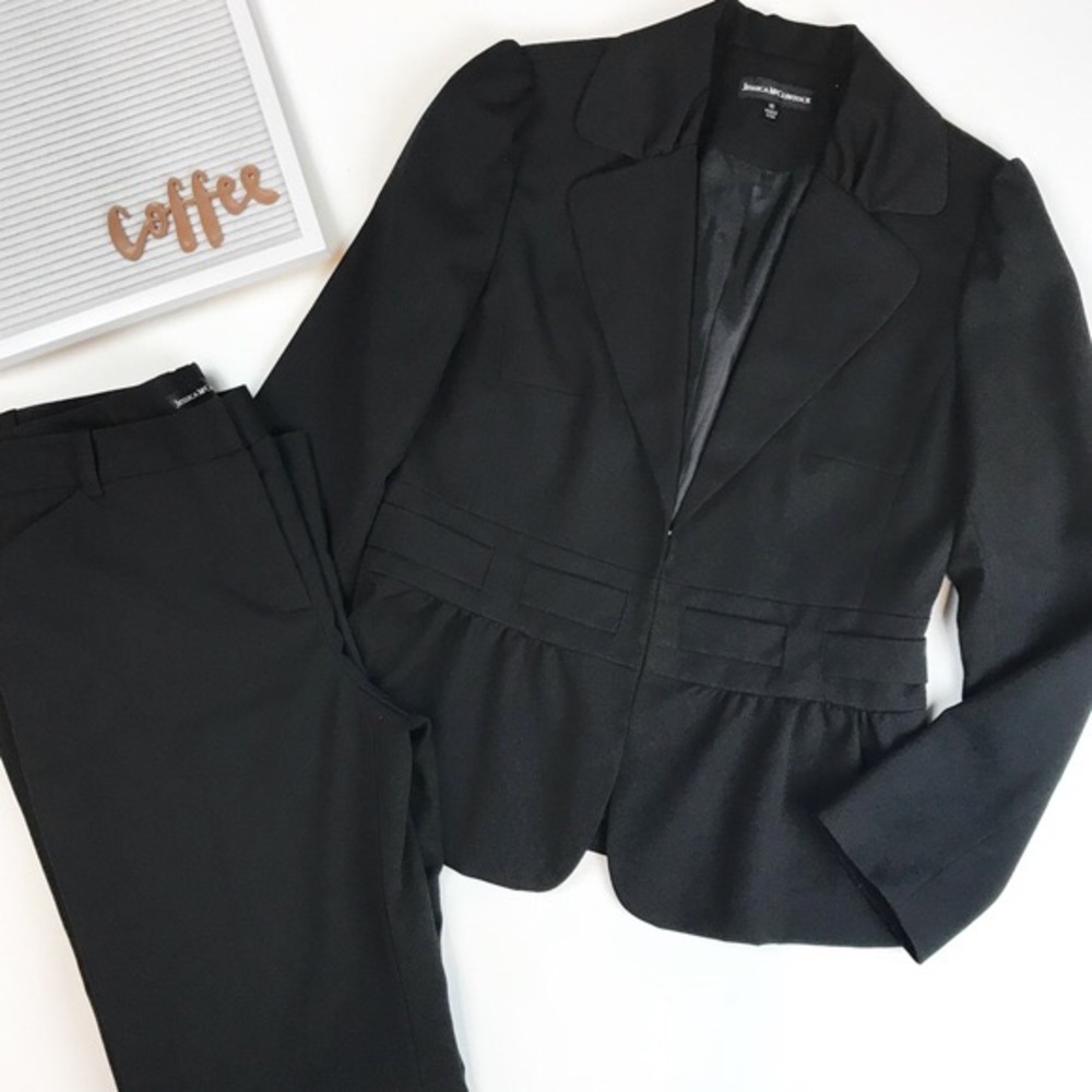 Brand New Jessica McClintock 2 Pc. Black Pant suit